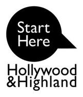 START HERE HOLLYWOOD & HIGHLAND