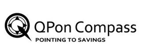 QPON COMPASS POINTING TO SAVINGS