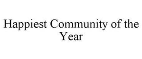HAPPIEST COMMUNITY OF THE YEAR