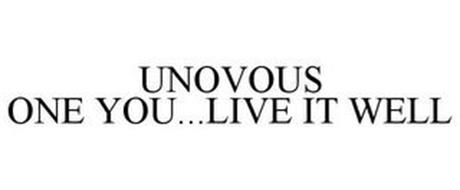 UNOVOUS ONE YOU...LIVE IT WELL