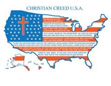 CHRISTIAN CREED U.S.A. WE BELIEVE IN GOD, THE FATHER ALMIGHTY, CREATOR OF HEAVEN AND EARTH; AND IN JESUS CHRIST, GOD