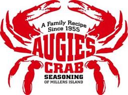 A FAMILY RECIPE SINCE 1955 AUGIE'S CRAB SEASONING OF MILLERS ISLAND