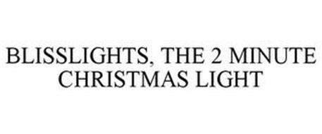 BLISSLIGHTS, THE 2 MINUTE CHRISTMAS LIGHT
