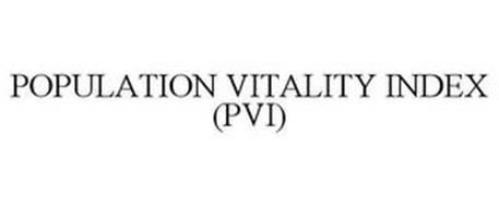 POPULATION VITALITY INDEX (PVI)