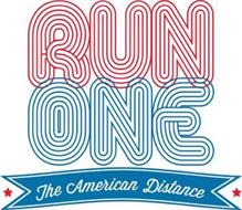 RUN ONE THE AMERICAN DISTANCE