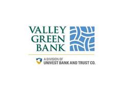 VALLEY GREEN BANK A DIVISION OF UNIVEST BANK AND TRUST CO.