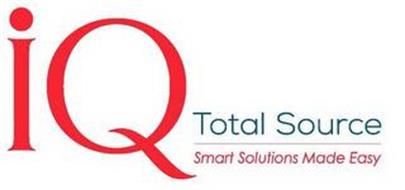 IQ TOTAL SOURCE SMART SOLUTIONS MADE EASY
