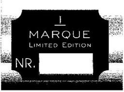 1 MARQUE LIMITED EDITION NR.