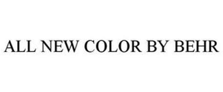 ALL NEW COLOR BY BEHR