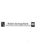 NYCB ROSLYN SAVINGS BANK A DIVISION OF NEW YORK COMMUNITY BANK · MEMBER FDIC