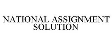 NATIONAL ASSIGNMENT SOLUTION