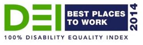 D E I BEST PLACES TO WORK 2014 DEI DISABILITY EQUALITY INDEX