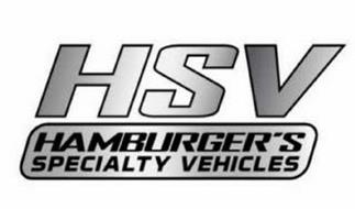 HSV HAMBURGER'S SPECIALTY VEHICLES