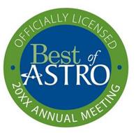 BEST OF ASTRO OFFICIALLY LICENSED 20XX ANNUAL MEETING