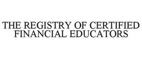 THE REGISTRY OF CERTIFIED FINANCIAL EDUCATORS