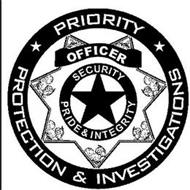 PRIORITY PROTECTION & INVESTIGATIONS SECURITY PRIDE & INTEGRITY