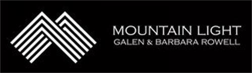 MOUNTAIN LIGHT GALEN & BARBARA ROWELL
