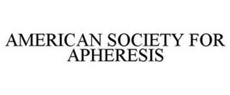 AMERICAN SOCIETY FOR APHERESIS