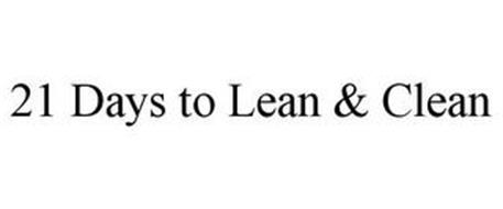 21 DAYS TO LEAN & CLEAN