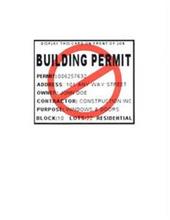 BUILDING PERMIT DISPLAY THIS CARD ON FRONT OF JOB PERMIT: 066257632 ADDRESS: 101 ANY WAY STREET OWNER : JOHN DOE CONTRACTOR : CONSTRUCTION INC PURPOSE : WINDOWS & DOORS BLOCK : 10 LOTS : 22 RESIDENTIAL