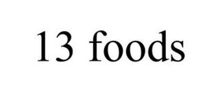 13 FOODS