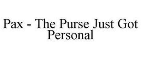 PAX - THE PURSE JUST GOT PERSONAL
