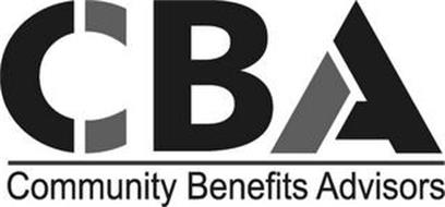 CBA COMMUNITY BENEFITS ADVISORS