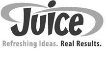 JUICE REFRESHING IDEAS. REAL RESULTS.