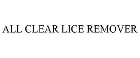 ALL CLEAR LICE REMOVER