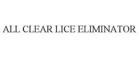 ALL CLEAR LICE ELIMINATOR