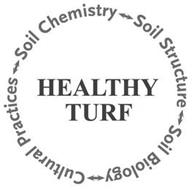 HEALTHY TURF SOIL CHEMISTRY SOIL STRUCTURE SOIL BIOLOGY CULTURAL PRACTICES