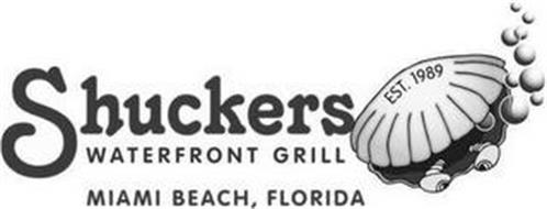 SHUCKERS WATERFRONT GRILL MIAMI BEACH, FLORIDA EST. 1989