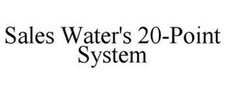 SALES WATER'S 20-POINT SYSTEM