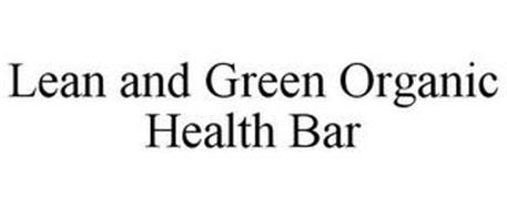 LEAN AND GREEN ORGANIC HEALTH BAR
