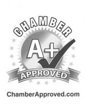 CHAMBER A+ APPROVED CHAMBERAPPROVED.COM