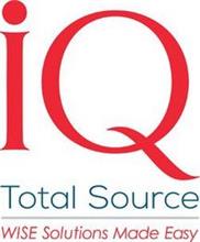 IQ TOTAL SOURCE WISE SOLUTIONS MADE EASY