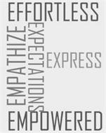 E EFFORTLESS EMPATHIZE EXPRESS EMPOWERED EXPECTATIONS