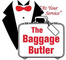 "AT YOUR SERVICE" THE BAGGAGE BUTLER