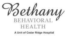 BETHANY BEHAVIORAL HEALTH A UNIT OF CEDAR RIDGE HOSPITAL