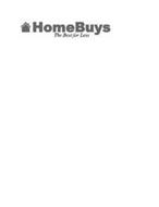 HOMEBUYS THE BEST FOR LESS