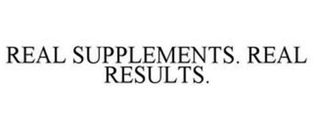 REAL SUPPLEMENTS. REAL RESULTS.
