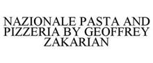 NAZIONALE PASTA AND PIZZERIA BY GEOFFREY ZAKARIAN