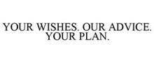 YOUR WISHES. OUR ADVICE. YOUR PLAN.