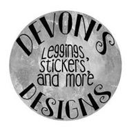 DEVON'S DESIGNS LEGGINGS, STICKERS, AND MORE