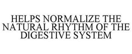 HELPS NORMALIZE THE NATURAL RHYTHM OF THE DIGESTIVE SYSTEM