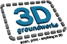 3D GROUNDWORKS SCAN, PRINT - ANYTHING IN 3D