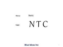 LOGO: MARCA: NETIC NTC BLUE IDEAS INC
