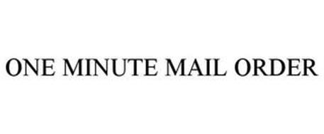 ONE-MINUTE MAIL ORDER
