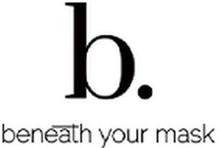 B. BENEATH YOUR MASK