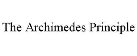 THE ARCHIMEDES PRINCIPLE